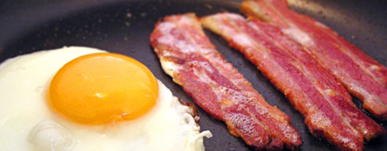 Bacon and eggs