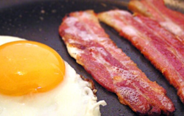 Bacon and eggs