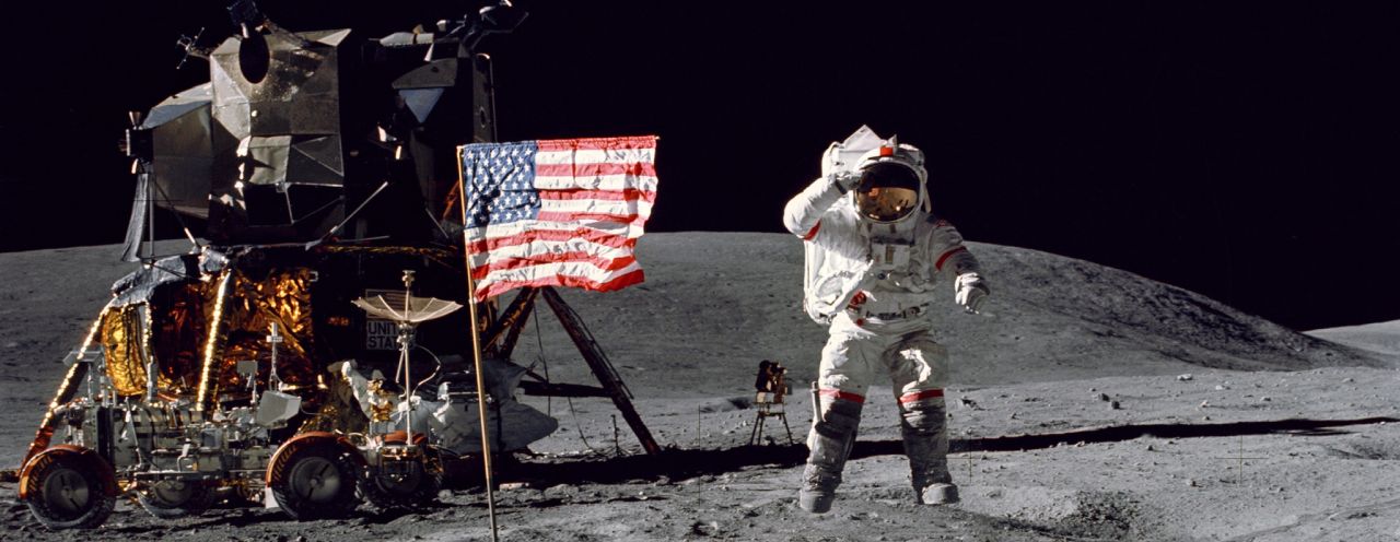 Moon landing header