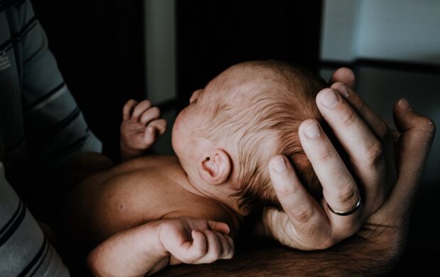 Man and Baby by Kelly Sikkema