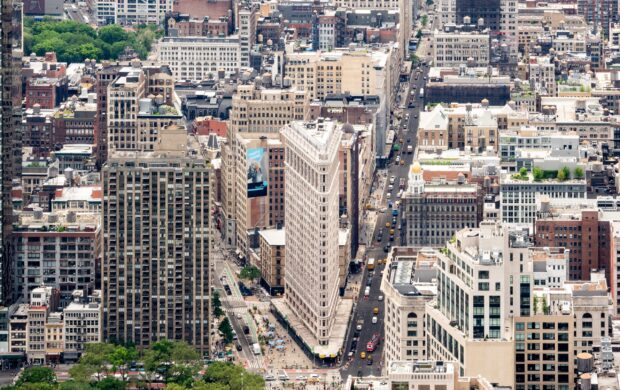 aerial view of city buildings during daytime