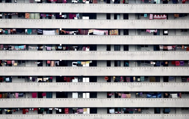 white concrete building