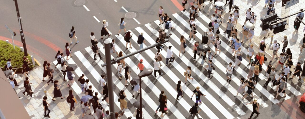 people walking on pedestrian lane during day time