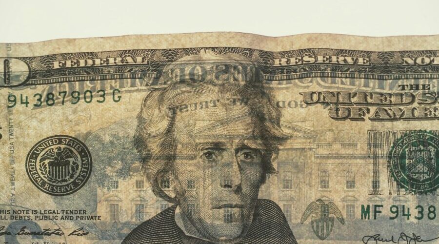 20 US dollar banknote
