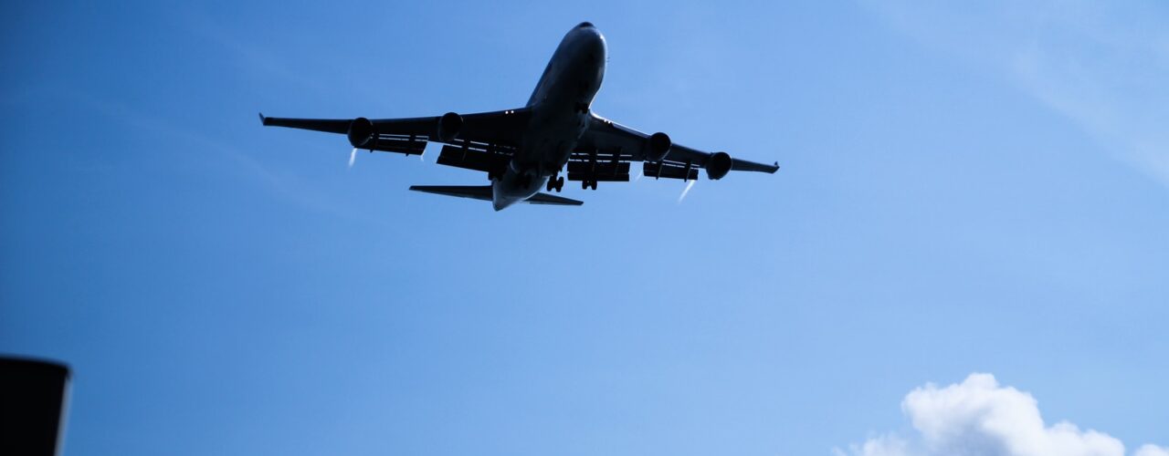 low angle photo of airplane