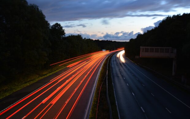 time lapse road