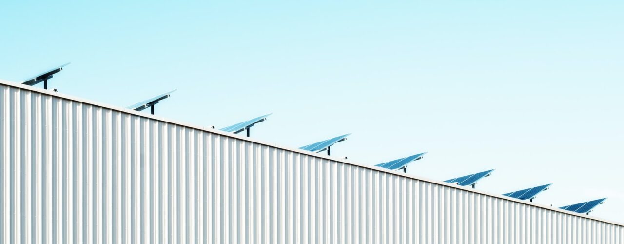 parabolic antenna on white roof