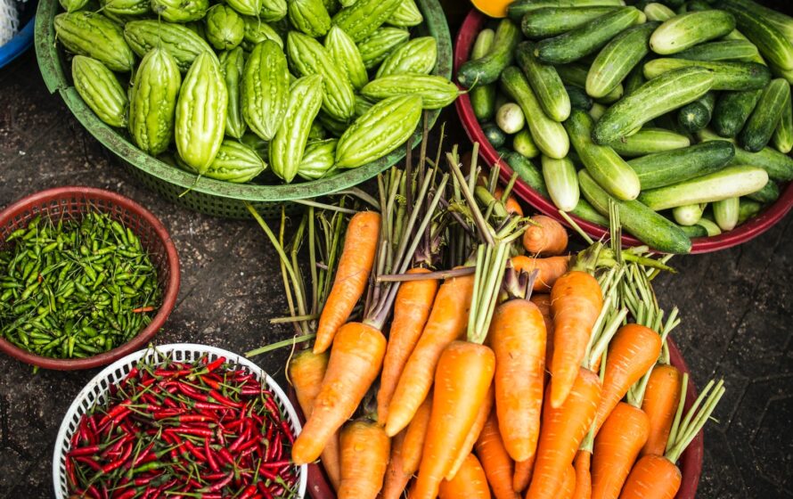 bundle of assorted vegetable lot